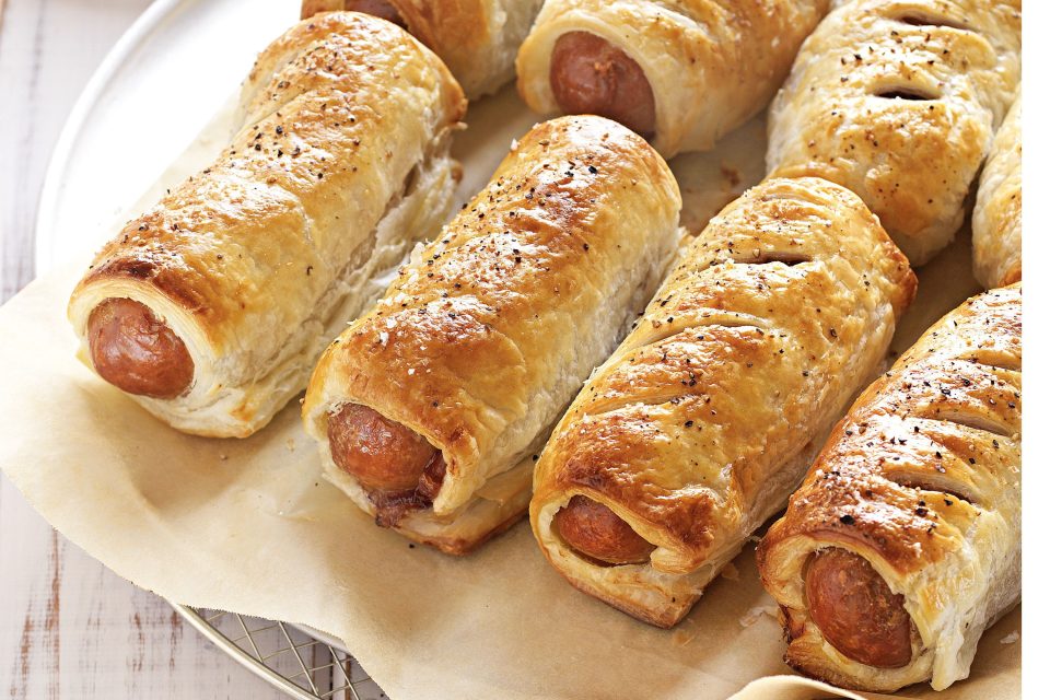 making sausage rolls